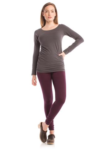 Essential Hannah Legging in Fig - Synergy Organic Clothing