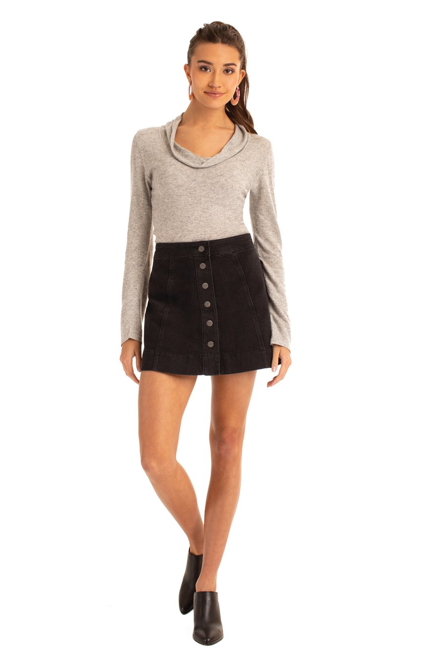 Beloved Cowl Neck LIGHT TAUPE / XS - Synergy Organic Clothing