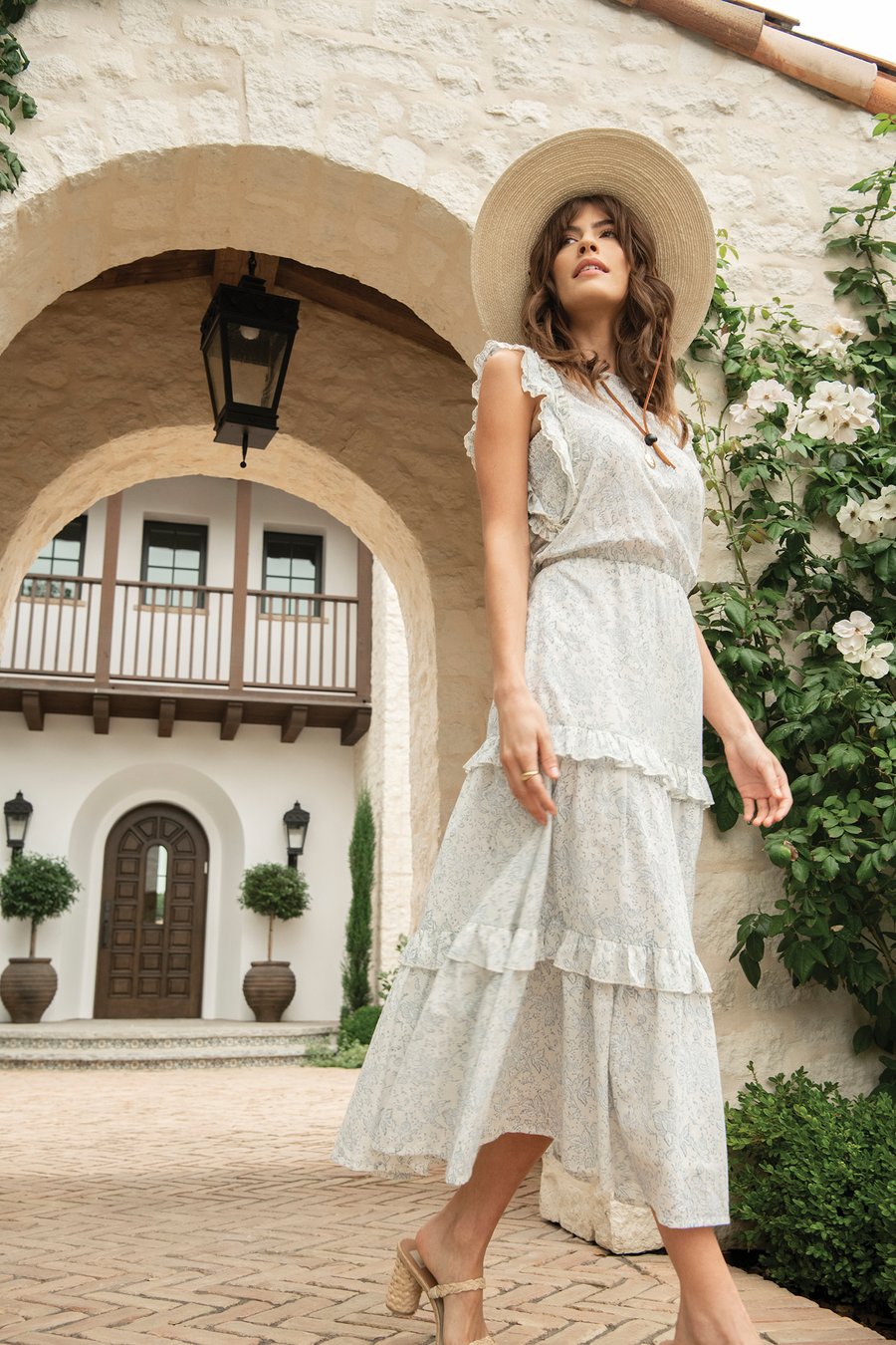 Vine Printemps Dress TOFU FLORAL / XS - Synergy Organic Clothing