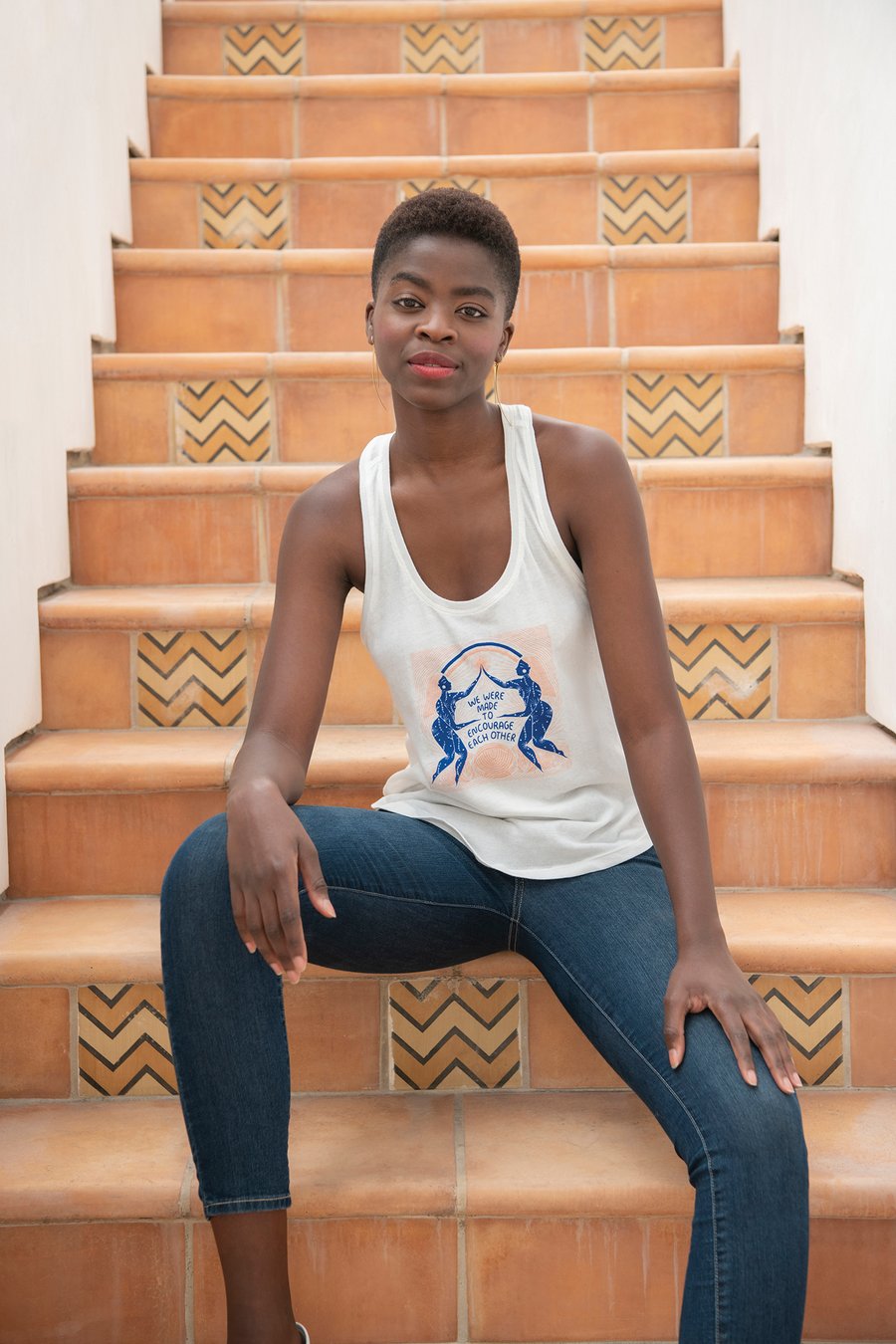 Made To Encourage Rise Tank TOFU / XS - Synergy Organic Clothing