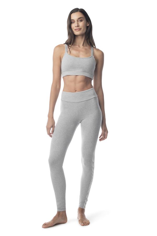 Moon Phases Basic Legging Heather Grey / XS - Synergy Organic Clothing