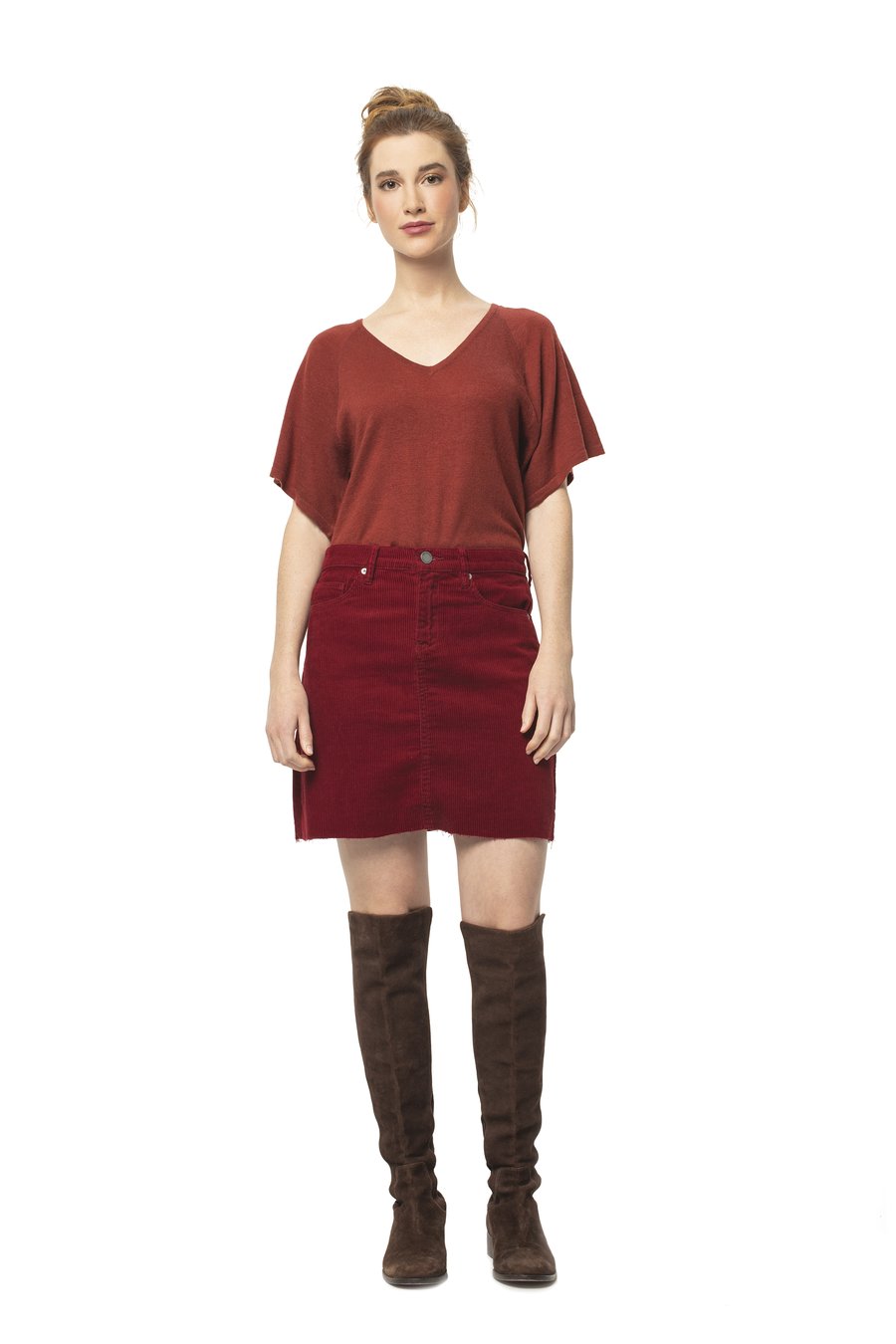 Cypress Top SPICE BROWN / XS - Synergy Organic Clothing