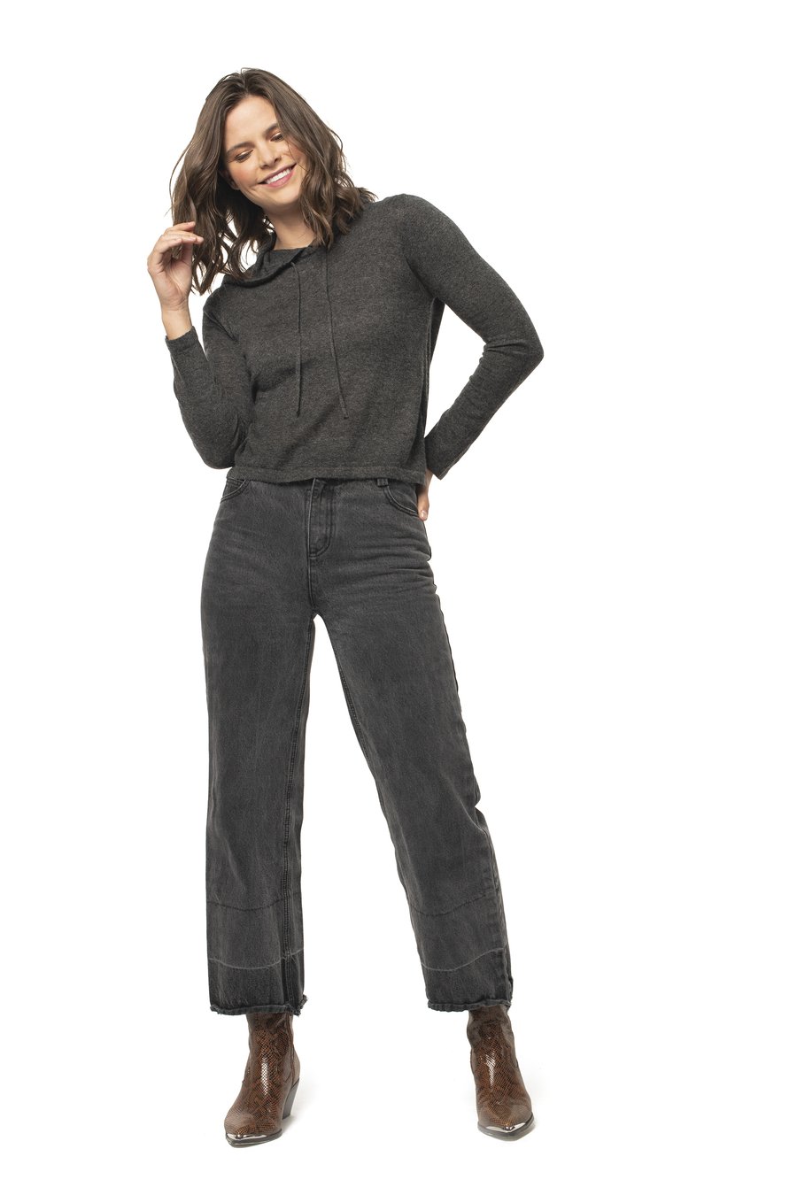 Cali Hoodie CHARCOAL / XS - Synergy Organic Clothing