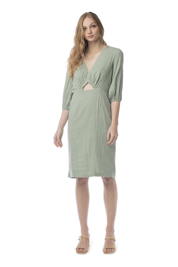 Raquel Dress LILY PAD / XS - Synergy Organic Clothing