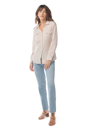True Blue Top CHATEAU GREY / XS - Synergy Organic Clothing