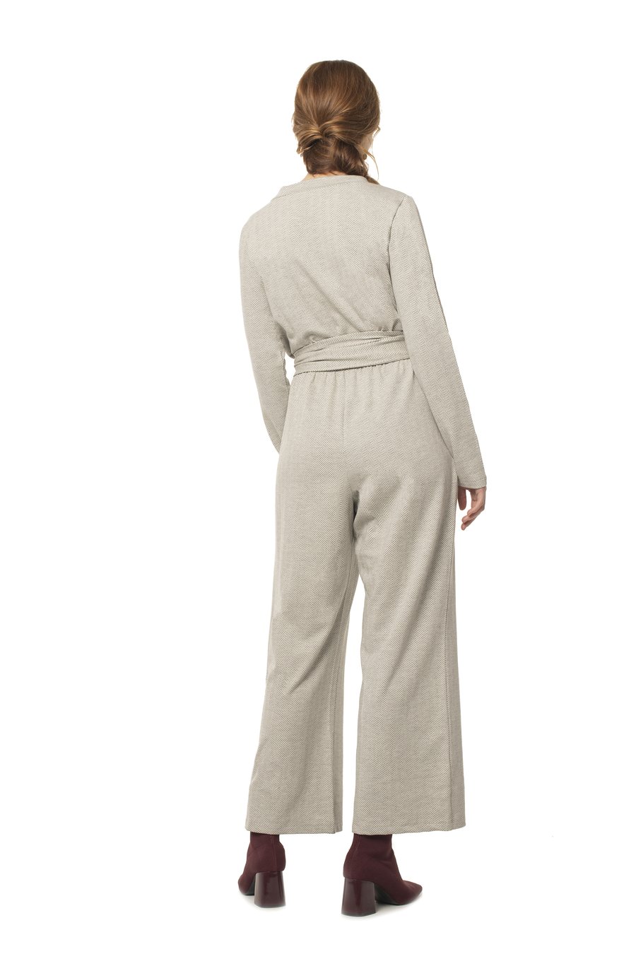 Herringbone Alder Jumpsuit HERRINGBONE KHAKI / XS - Synergy Organic Clothing