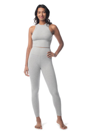 Manipura Legging HEATHER GREY / XS - Synergy Organic Clothing