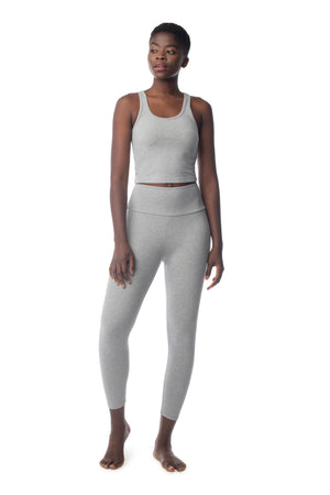 The 7/8 Legging HEATHER GREY / XS - Synergy Organic Clothing