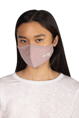 Adult Screen Print Face Mask BE KIND / OS - Synergy Organic Clothing