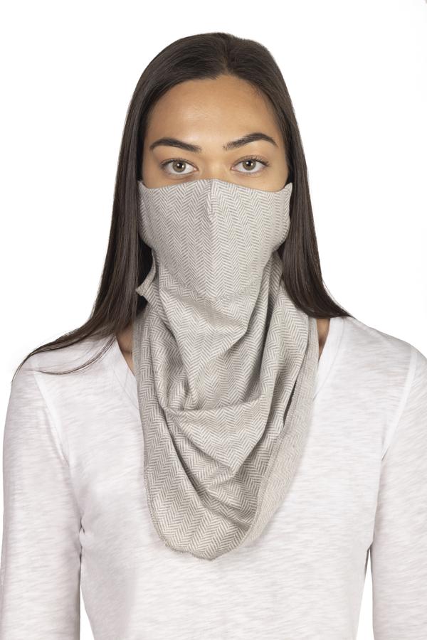 Jacquard Bandana Mask with Earloop Assorted / OS - Synergy Organic Clothing