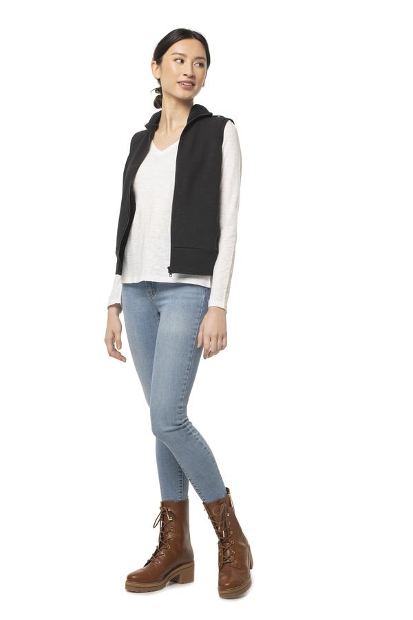Morgan Vest BLACK / XS - Synergy Organic Clothing