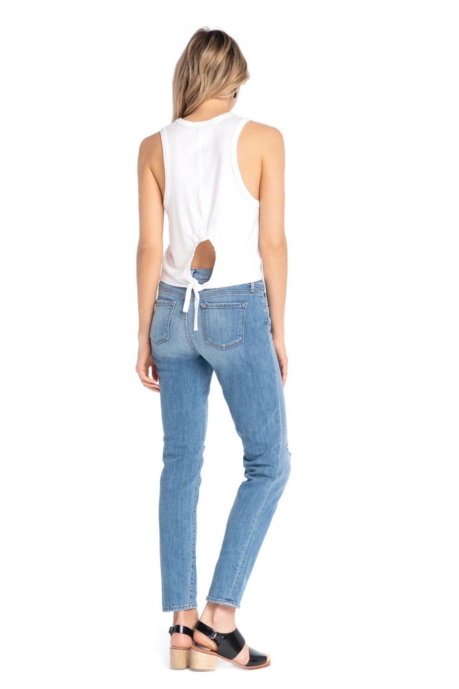 Hybrid Top WHITE / XS - Synergy Organic Clothing