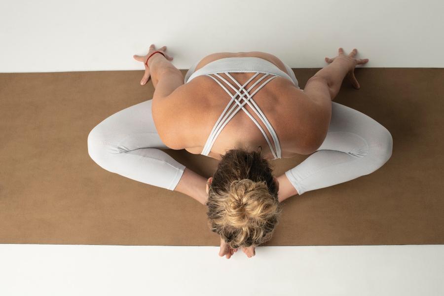 Rhythm Yoga Bra HEATHER GREY / XS - Synergy Organic Clothing
