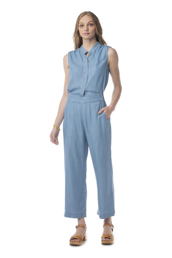 Crisp & Cool Jumpsuit LIGHT WASH / XS - Synergy Organic Clothing