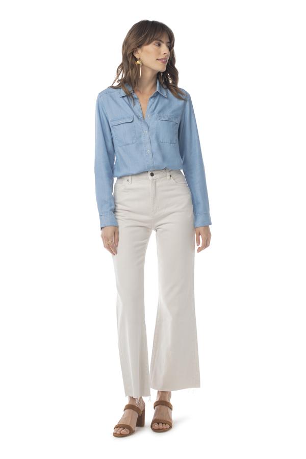 True Blue Top LIGHT WASH / XS - Synergy Organic Clothing