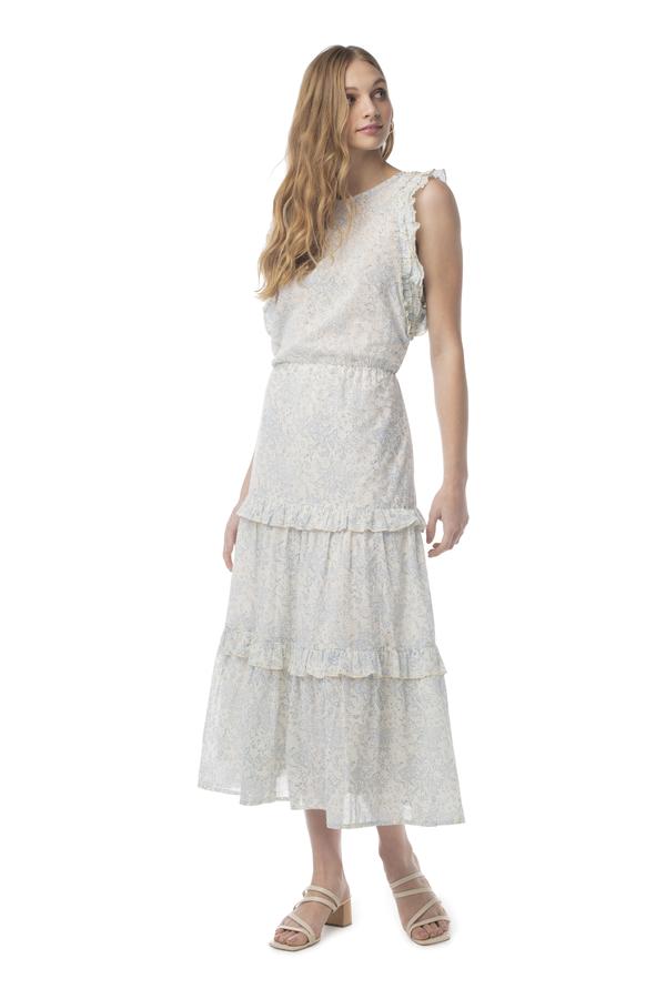 Vine Printemps Dress TOFU FLORAL / XS - Synergy Organic Clothing