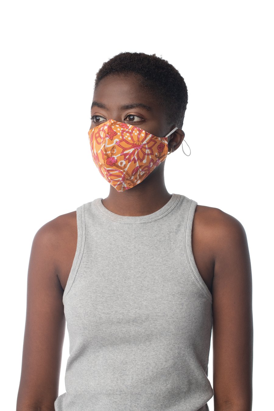 Adult Block Print Face Mask Assorted / OS - Synergy Organic Clothing